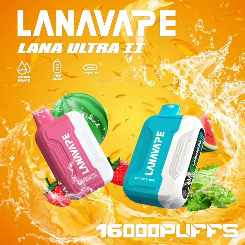 LANA Ultra II 16000口電子煙｜磁吸換彈主機＋煙彈 | 台灣熱銷